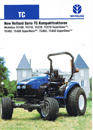 Kommuniális traktorok - elülső felfüggesztéssel New Holland TC 27 D