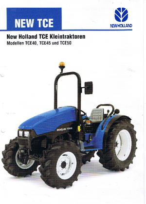 Kommuniális traktorok - elülső felfüggesztéssel New Holland TCE 50