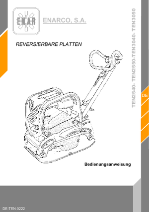 Kétirányú vibrolapok Enar TEN 2540 DH