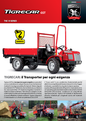 Kompakt kommunális traktorok Carraro Tigrecar 3200 GST