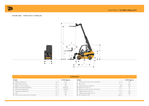 Teleszkópos rakodók JCB TLT30