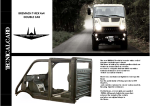 Kommuniális traktorok - elülső felfüggesztéssel Bremach Trex 35.3/4