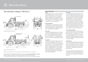 Kommuniális traktorok - elülső felfüggesztéssel Unimog U 300