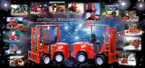 Kommuniális traktorok - elülső felfüggesztéssel Grünig Uni Truck 4 W 1005
