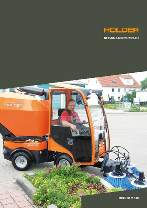 Kommuniális traktorok - elülső felfüggesztéssel Holder V 130