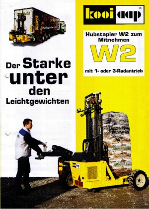 Dízel teherautóra rögzíthető targoncák Kooi-Aap W 2-3 V