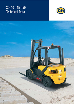 Dízel targoncák OM XD 40