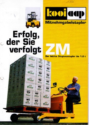 Dízel teherautóra rögzíthető targoncák Kooi-Aap ZM 1-3-3