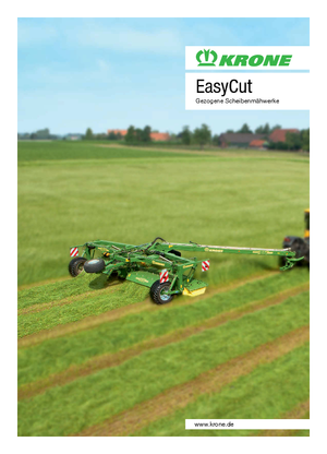 Vontatott kaszák - tárcsa és cond. Krone EasyCut 6210 CV