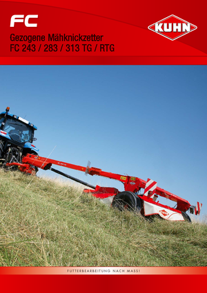 Vontatott kaszák - tárcsa és cond. Kuhn FC 313 TG FF