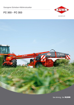 Vontatott kaszák - tárcsa és cond. Kuhn FC 303 GL