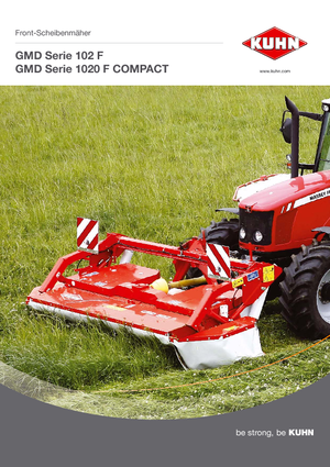 Előre szerelhető kaszák - tárcsa cond. nélkül Kuhn GMD 702 F