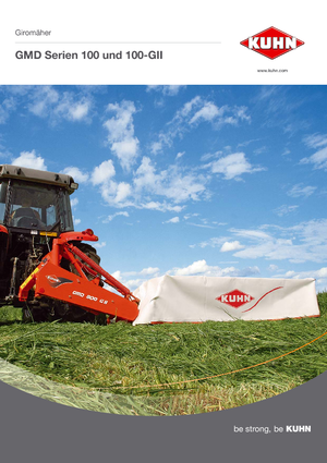 Hátra szerelhető kaszák - tárcsa cond. nélkül Kuhn GMD 700 GII