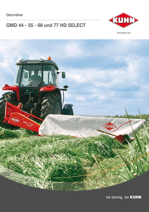 Hátra szerelhető kaszák - tárcsa cond. nélkül Kuhn GMD 55 Select