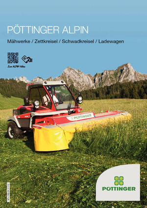 Előre szerelhető kaszák - tárcsa cond. nélkül Pöttinger NovaAlpin 261 B