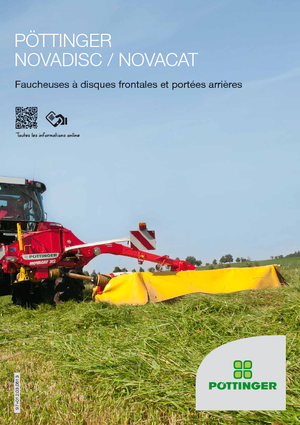 Hátra szerelhető kaszák - tárcsa cond. nélkül Pöttinger NovaCat 402