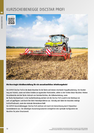 Tárcsák Saphir DiscStar 305 Profi