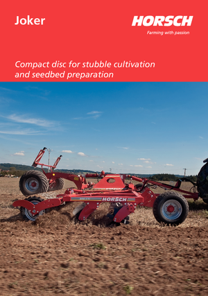 Tárcsák Horsch Joker 10 RT