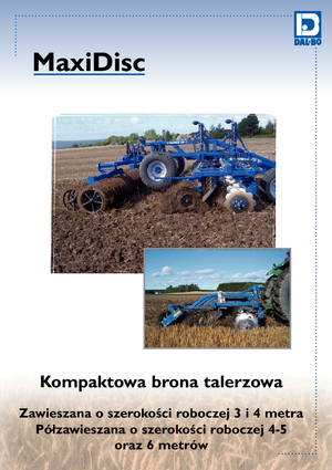 Tárcsák DAL-BO MaxiDisc 400