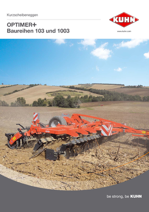 Tárcsák Kuhn Optimer 7503