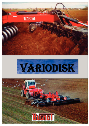 Tárcsák Bugnot Variodisk 230-60