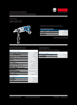 Fűrók és csavarbehajtók Bosch GBM 16-2 RE