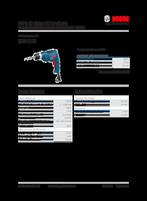 Fűrók és csavarbehajtók Bosch GBM 6 RE