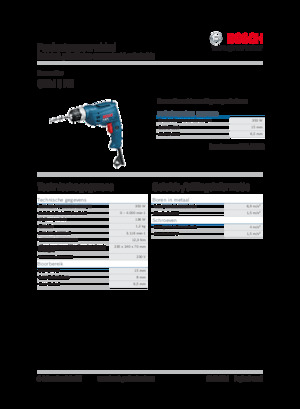 Fűrók és csavarbehajtók Bosch GBM 6 RE