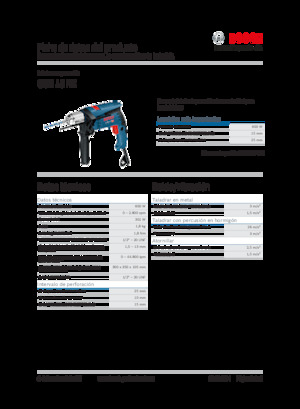 Fűrók és csavarbehajtók Bosch GSB 13 RE