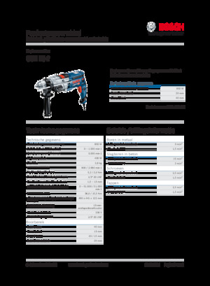Fűrók és csavarbehajtók Bosch GSB 20-2