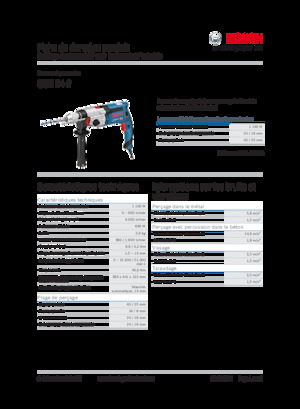 Fűrók és csavarbehajtók Bosch GSB 24-2