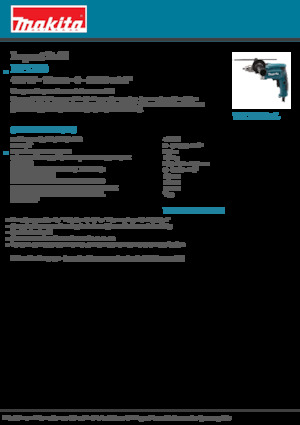 Fűrók és csavarbehajtók Makita HP1230