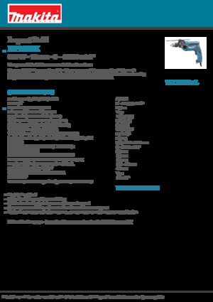 Fűrók és csavarbehajtók Makita HP1640K