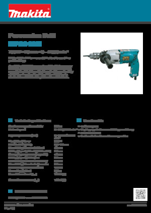 Fűrók és csavarbehajtók Makita HP2010N