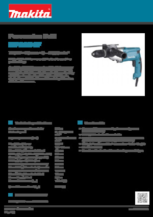 Fűrók és csavarbehajtók Makita HP2051F