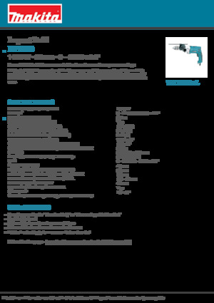 Fűrók és csavarbehajtók Makita HP2070