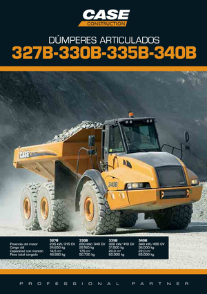 Csuklóvázas dömperek Case 340B