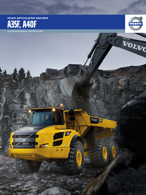 Csuklóvázas dömperek Volvo A40F