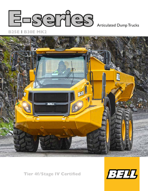 Csuklóvázas dömperek Bell B25E