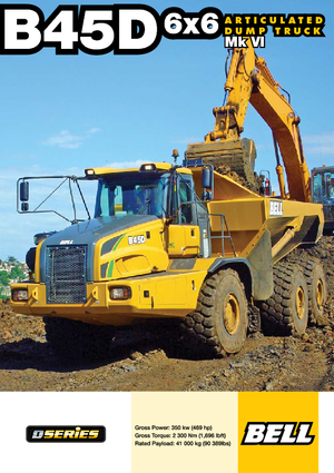 Csuklóvázas dömperek Bell B 45 D