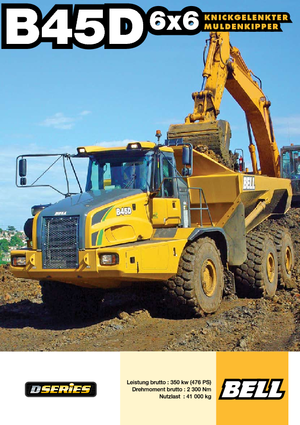 Csuklóvázas dömperek Bell B 45 D