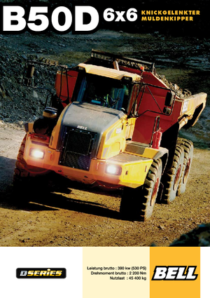 Csuklóvázas dömperek Bell B 50 D