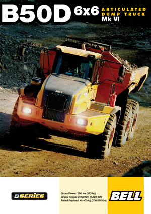 Csuklóvázas dömperek Bell B 50 D