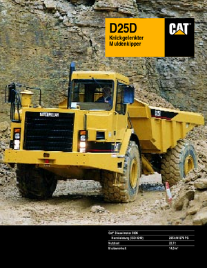 Csuklóvázas dömperek Caterpillar D 25 D