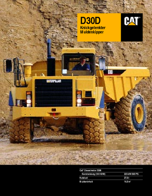 Csuklóvázas dömperek Caterpillar D 30 D