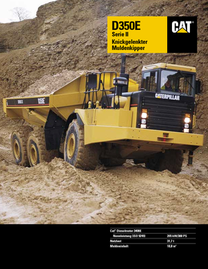 Csuklóvázas dömperek Caterpillar D 350 E