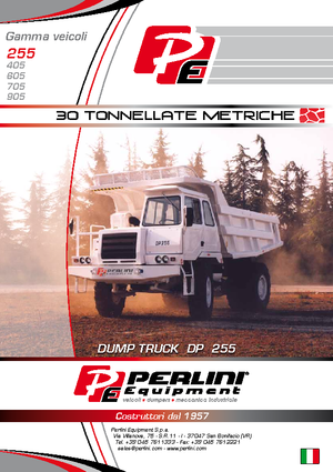Merevvázas dömperek Perlini DP 255