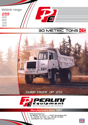 Merevvázas dömperek Perlini DP 255