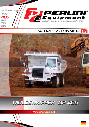 Merevvázas dömperek Perlini DP 405 WD