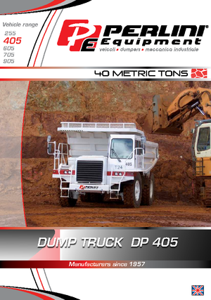 Merevvázas dömperek Perlini DP 405 WD